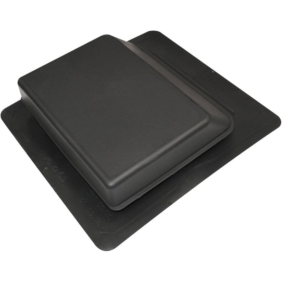 Black Plastic Slant Back Roof Vent