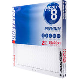 Pleated Furnace Filters - 1" x 20" x 20", 2 Pack