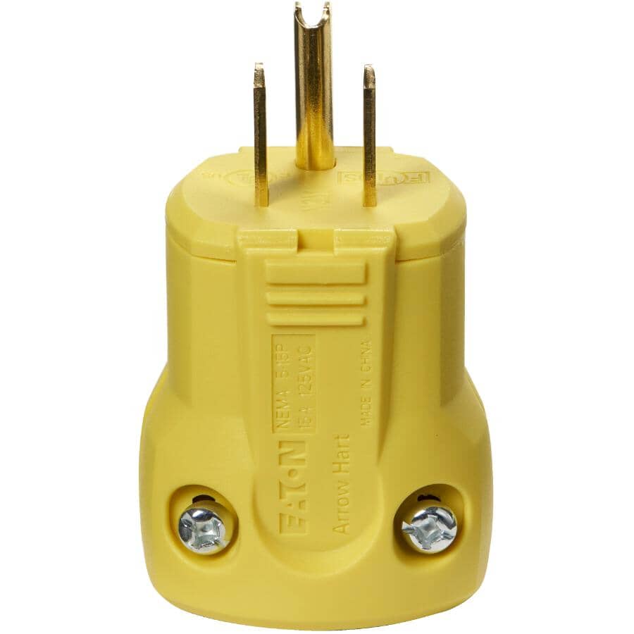 3 Wire 15 Amp/125 Volt Heavy Duty QuickGrip Plug