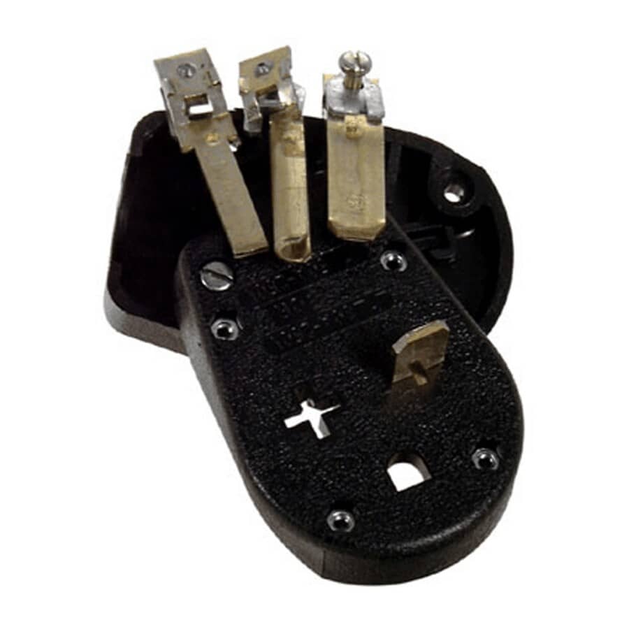 30/50 Amp 125/250V Black Dual Electrical Plug