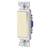 Illuminated Decorator White Light Switch