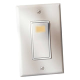 Illuminated Decorator White Light Switch