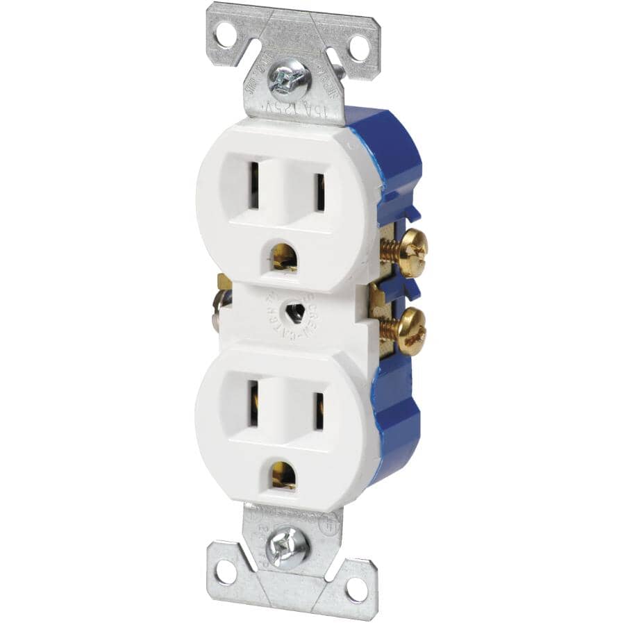 White Duplex Receptacle
