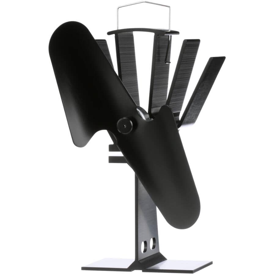 Original Wood Stove Fan - Black Blade