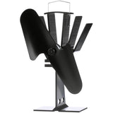 Original Wood Stove Fan - Black Blade