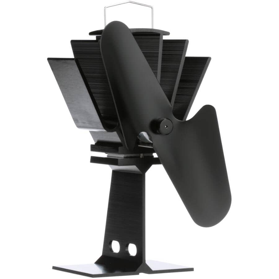 Original Wood Stove Fan - Black Blade