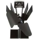 Original Wood Stove Fan - Black Blade