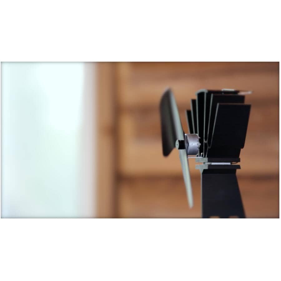 Original Wood Stove Fan - Black Blade