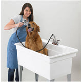 40" x 24" Polypropylene Laundry Tub - White