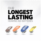 EZ Turn & Lock Size 675 Hearing Aid Batteries - 8 Pack