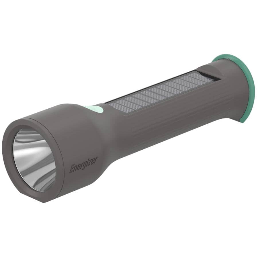 LED Rechargeable Hybrid Solar Flashlight