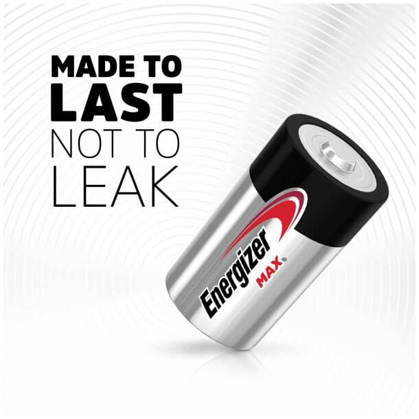 Max Alkaline D Batteries - 4 Pack