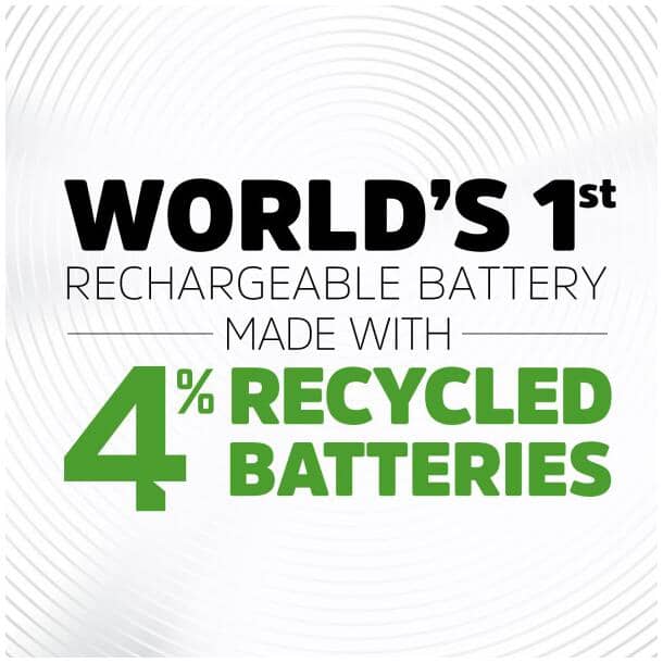 Recharge NiMH Recharcheable D Batteries - 2 Pack