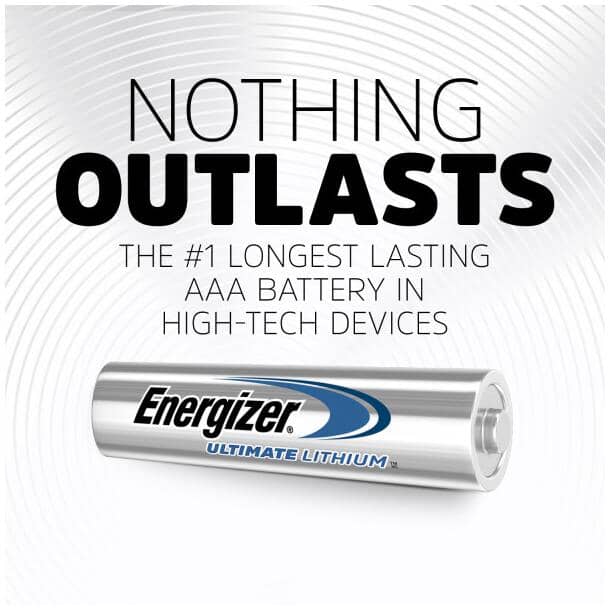 Ultimate Lithium AAA Batteries - 2 Pack