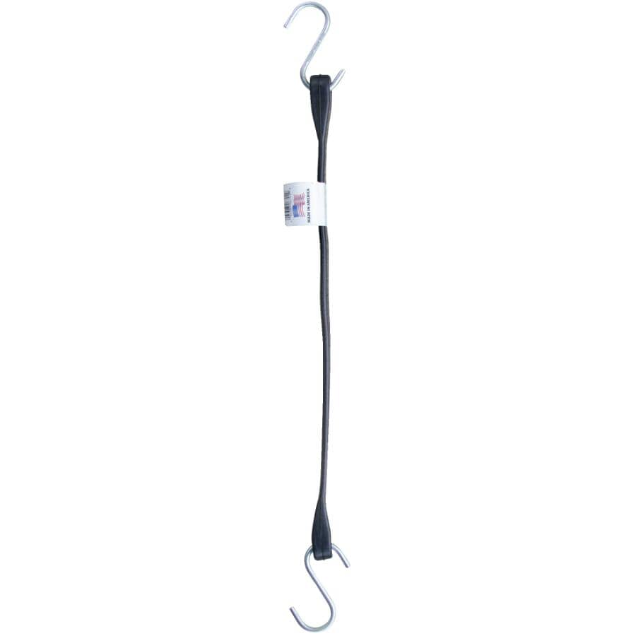 15" Industrial Rubber Tarp Strap with Hooks