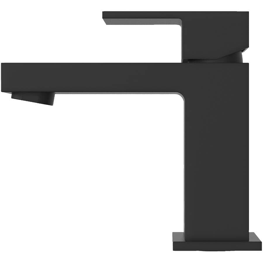 Quadrato Single Handle Lavatory Faucet - Matte Black