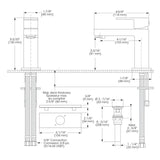 Quadrato Single Handle Lavatory Faucet - Matte Black