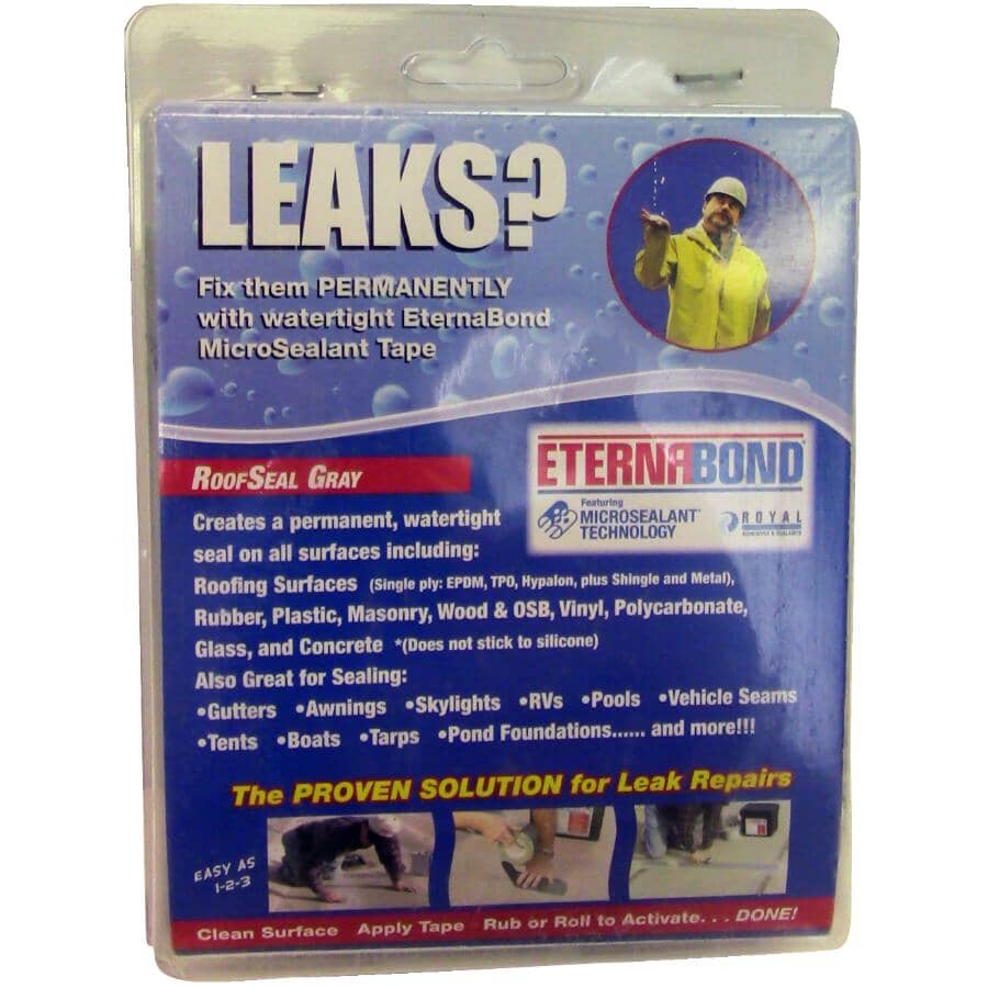 Roof, Gutter & Skylight Tape - Grey, 4" x 5'