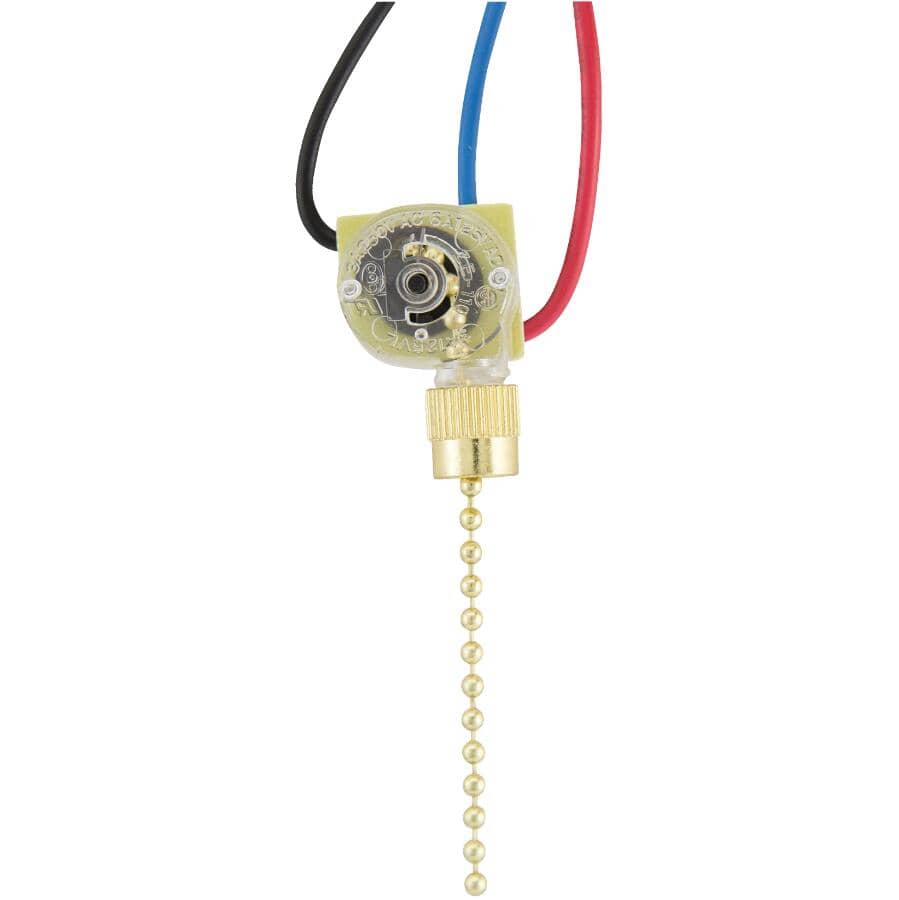 3 Wire Pull Chain Canopy Switch