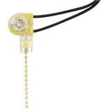 Brass Pull Chain Canopy Switch