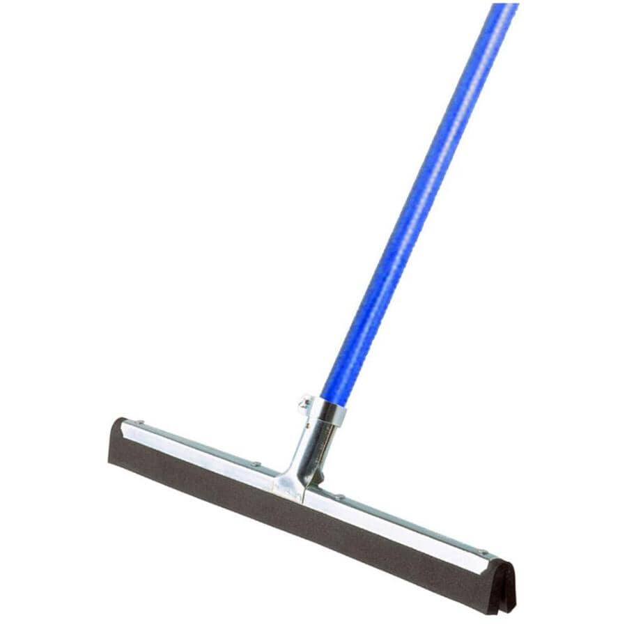 18" Wipe'n Dry Floor Squeegee - with Steel Handle