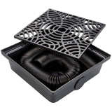 12" Black Low Profile StealthFlow Catch Basin