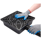 12" Black Low Profile StealthFlow Catch Basin