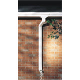 2" x 3" x 10' Traditional White Vinyl Gutter Downpipe