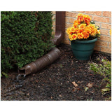 22" to 55" Flex-A-Spout Brown Gutter Downspout Extension