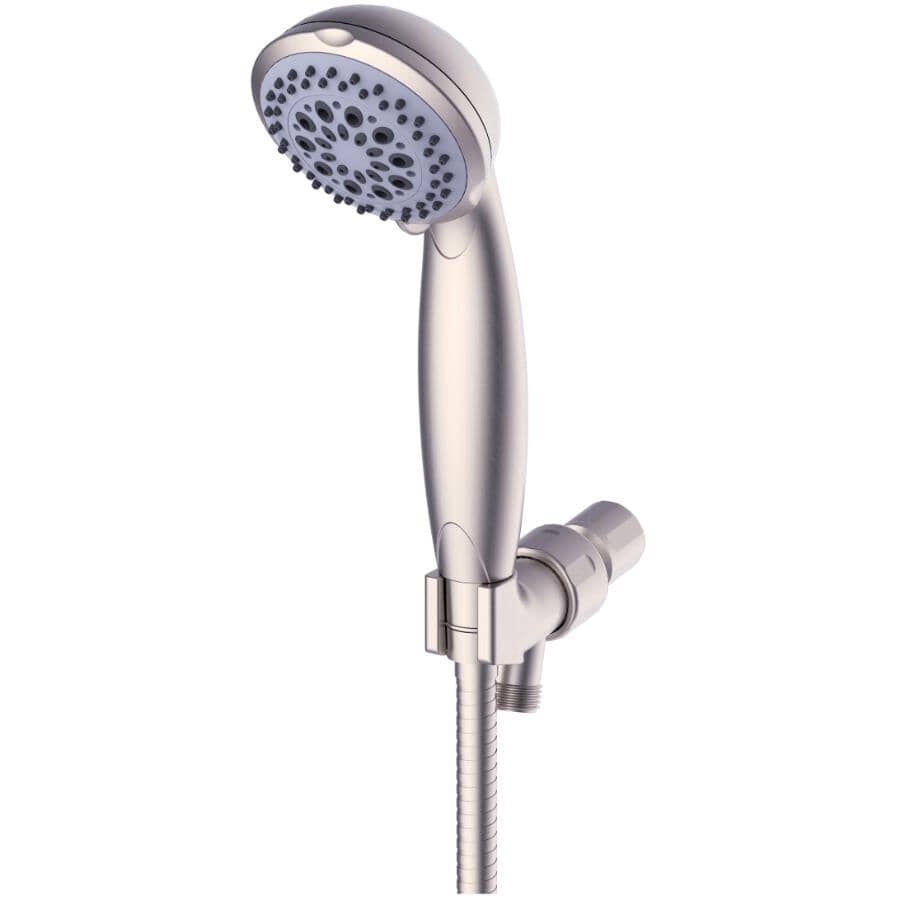 5 Setting Handheld Showerhead - with 80" Hose, Brushed Nickel