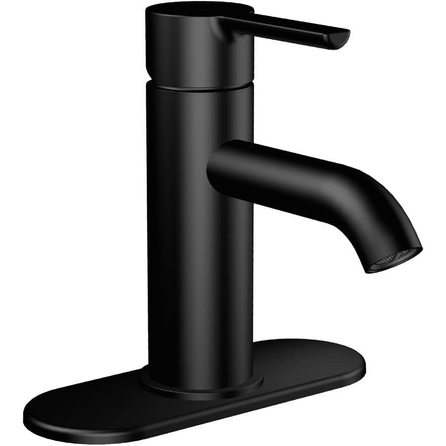 Adessa Single Handle Lavatory Faucet - Matte Black