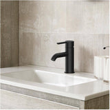 Adessa Single Handle Lavatory Faucet - Matte Black