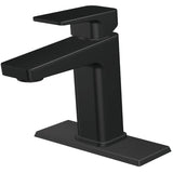 Capriza Single Handle Lavatory Faucet - Matte Black