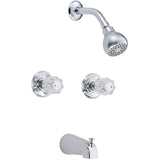 Kaveri 2 Handle Tub & Shower Faucet - Chrome