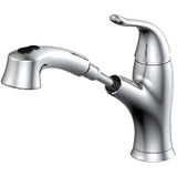 Kelby Single Handle Pull-Out Kitchen Faucet with Dual Spray - Chrome