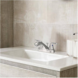 Merton 2 Handle Centerset Lavatory Faucet - Brushed Nickel