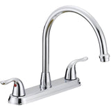 Merton 2 Handle Kitchen Faucet - with High Arc Spout, Chrome