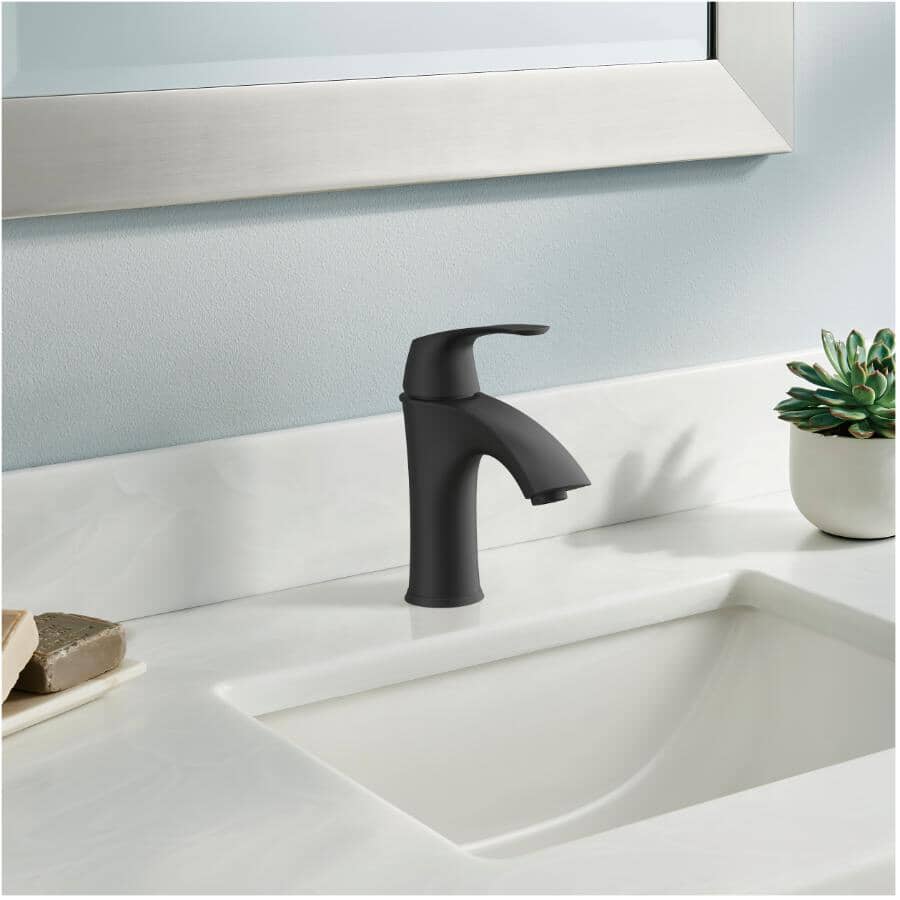 Possini Single Handle Lavatory Faucet - Matte Black