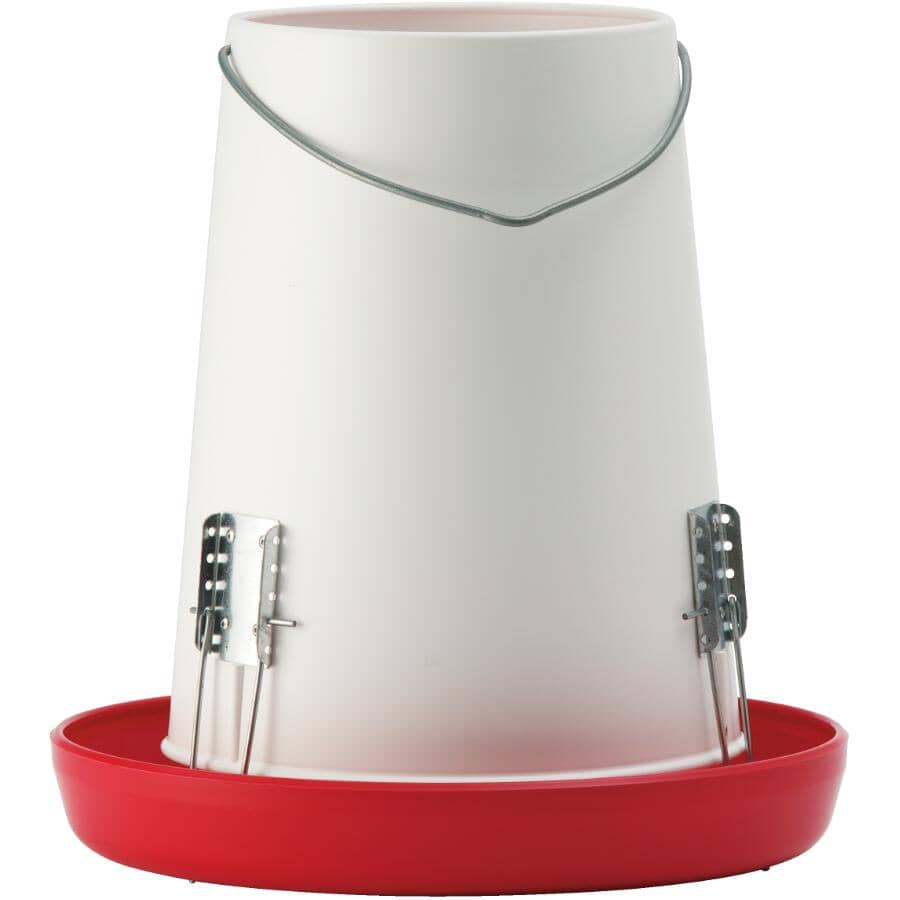 25lb Capacity Polypropylene Poultry Feeder