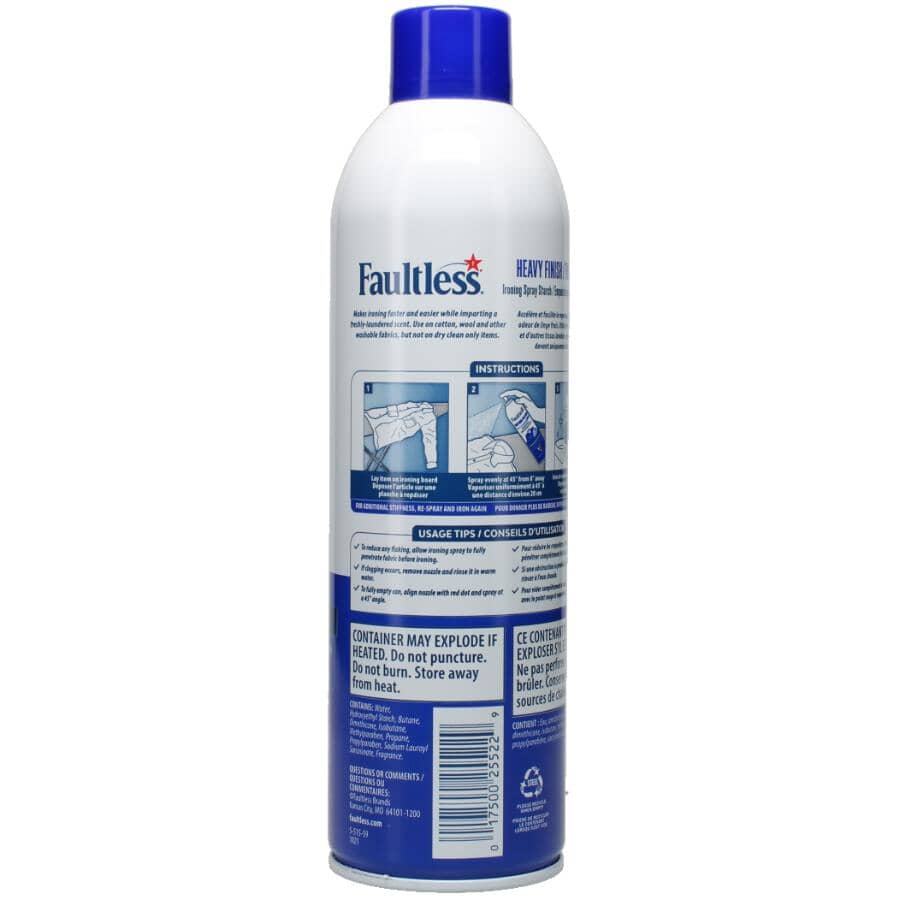 Heavy Finish Ironing Spray Starch - 567 g