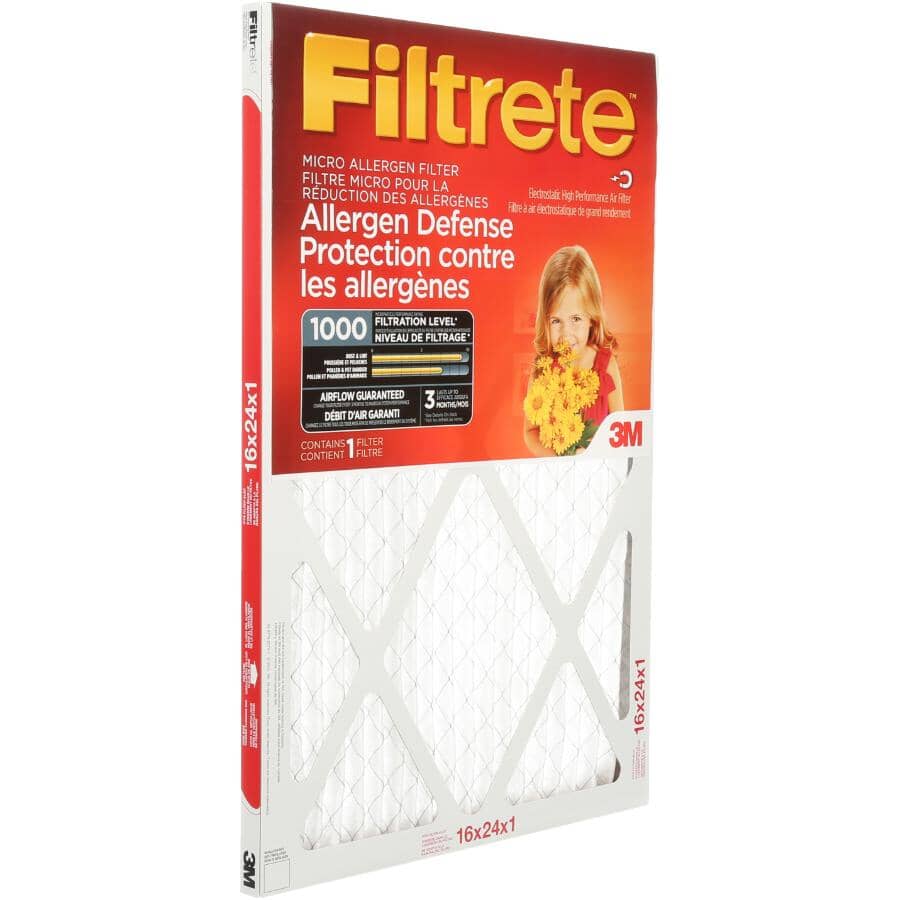 Allergen Defense Micro Allergen Furnace Filter - 16" x 24" x 1"
