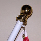 6' Flagpole Kit, with 27" X 54" Canadian Flag