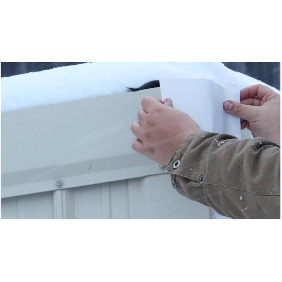 Rubberized Waterproof Tape - White, 4" x 5'