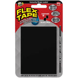 Rubberized Waterproof Tape Sheets - Black, 3" x 4", 2 Sheets