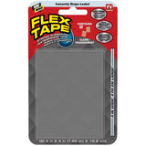 Rubberized Waterproof Tape Sheets - Clear, 3" x 4", 2 Sheets