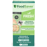 Reusable Zipper Bags for Handheld Sealers - 1 qt, 10 Pack