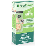 Reusable Zipper Bags for Handheld Sealers - 1 qt, 10 Pack