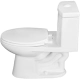 3 L/4.8 L Chaplin High Efficiency Dual Flush Elongated Toilet - White