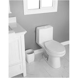 3 L/4.8 L Chaplin High Efficiency Dual Flush Elongated Toilet - White