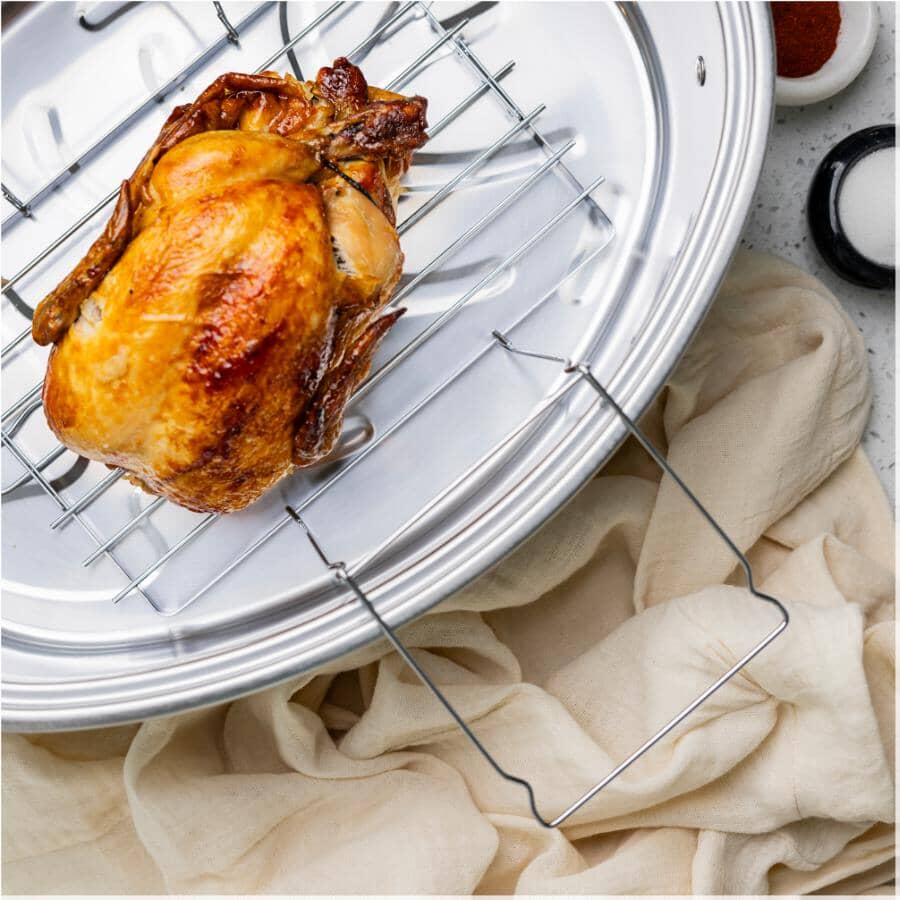 Chrome Turkey & Roast Lifter - 10" x 7"